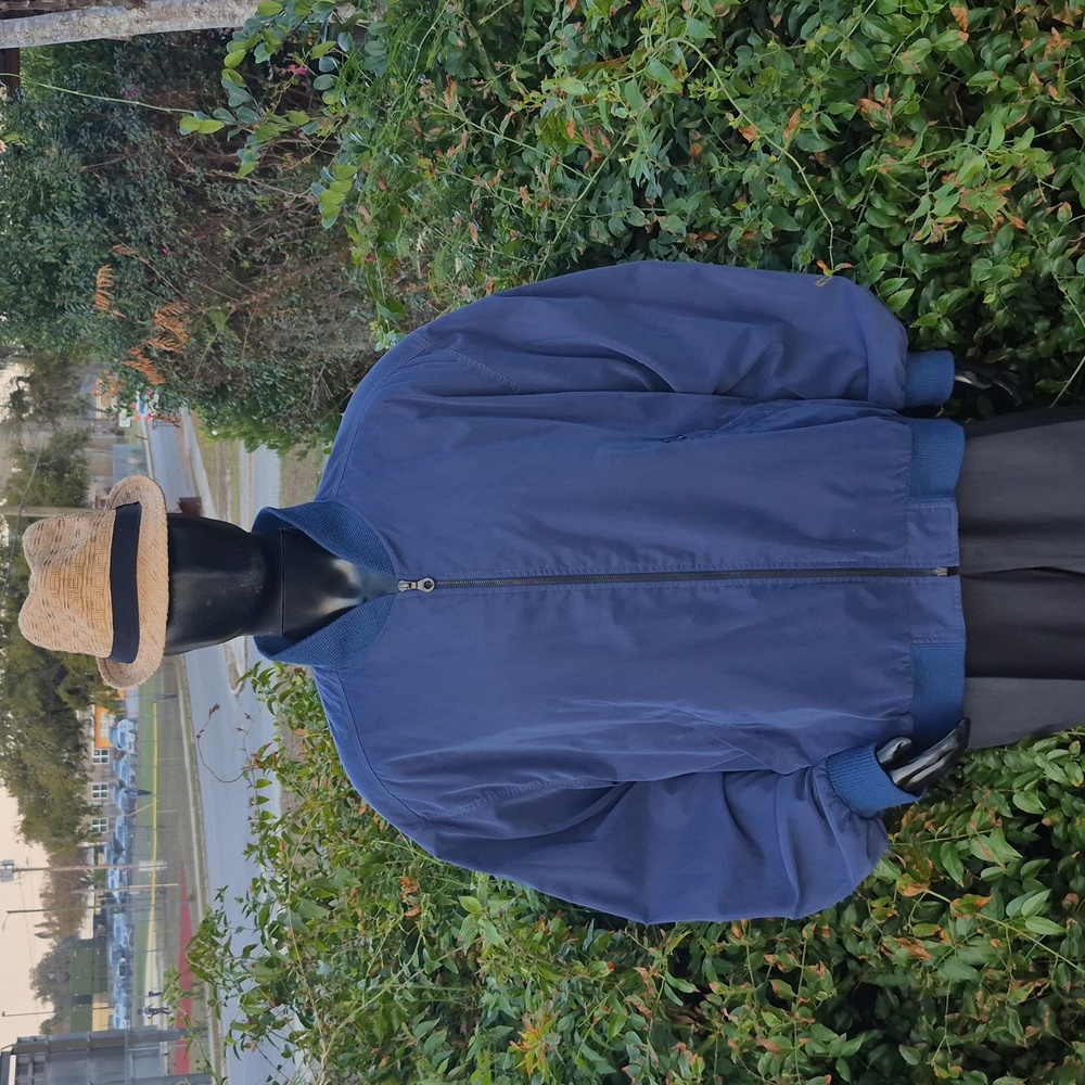 Faconnable (Hong Kong) Men's Classic Blue Full Zip French Designed Jacket